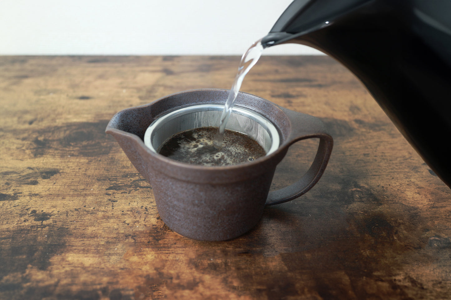 香珈急須 (コーヒー急須 | お湯を注ぐだけ）